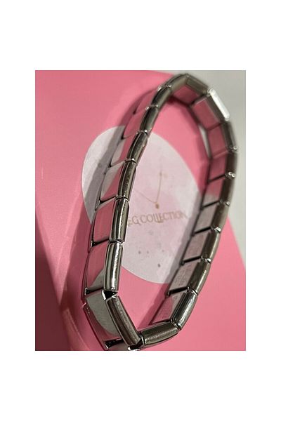 stainless steell سوار من الفولاذ الإيطالي الساحر