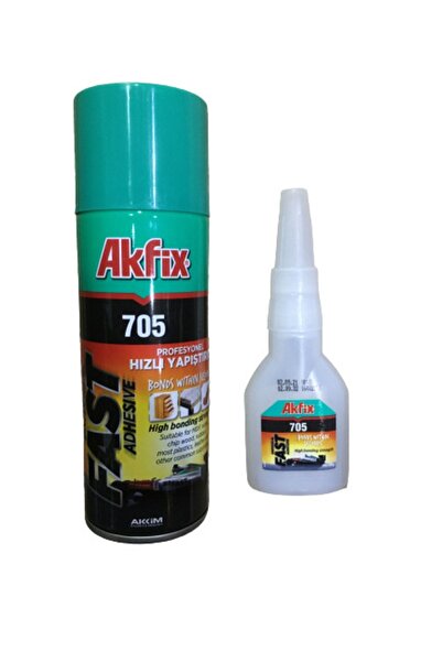 Akfix 705 Mdf Kit Hızlı Yapıştırıcı 200ml+50gr