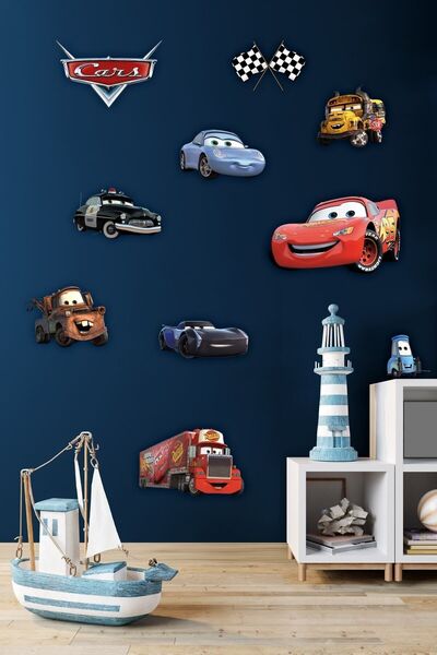 Şimşek Mcqueen Duvar Stickerı