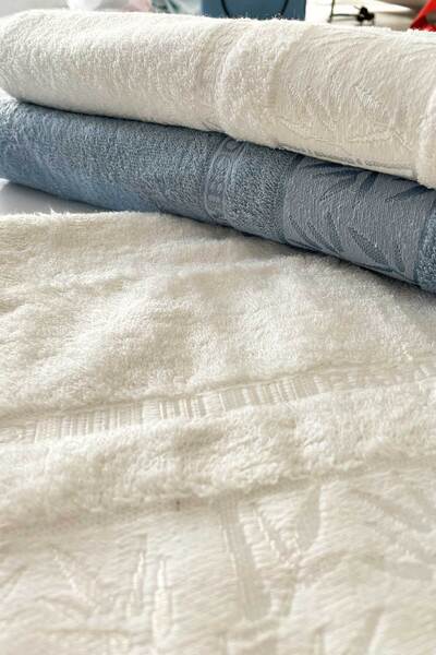 uğurhome 4-предметний набір для сімейної лазні з бамбука - 50x90 см і 90x140 см