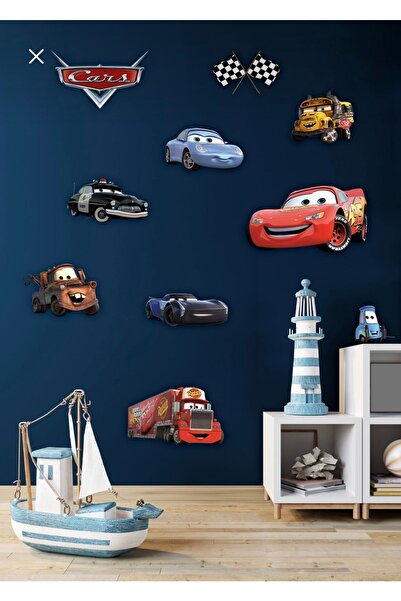 GNC GRUP Şimşek Mcqueen Kaliteli Duvar Stickerı