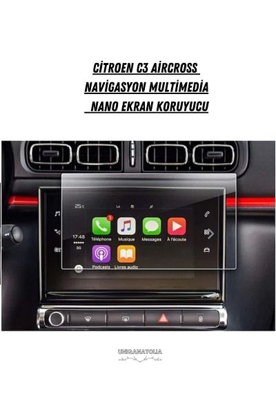 UniqAnatolia Citroen C3 Aircross - 9h Nano Screen Protector Navigation Multimedia