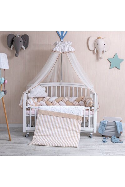 Mini Baby Bebek Uyku Seti 60x120 Cibinlikli Star Capy