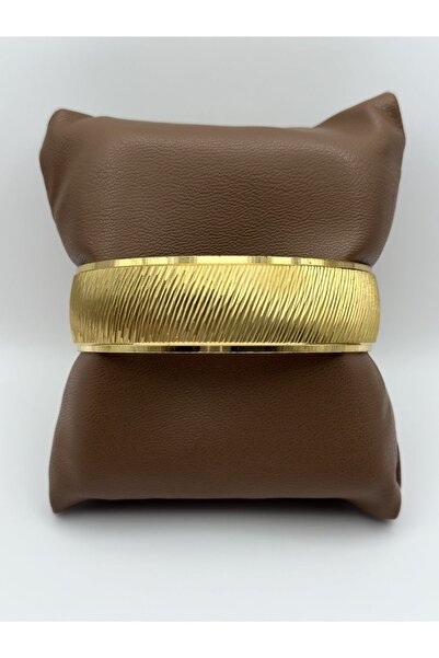 Arnes Jewelry Çelik Altın Kaplama Bilezik