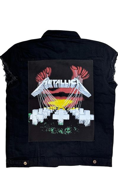 Modaroma Metallica Master of Puppets Black Denim Vest
