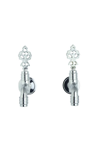 LPD Double Ottoman Faucet with Aerator, Chrome 1/2