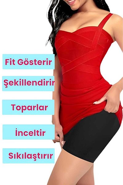 Tezzgelsin Seamless Women's Corset - Thin Straps, Gathering, Full Length Set of 3