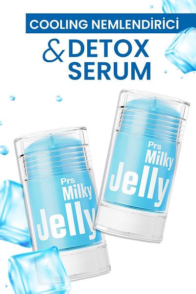PROCSIN Prs Milky Jelly Detox Stick - Cooling Water, Renewing, Revitalizing, Moisturizing Serum 30Gr