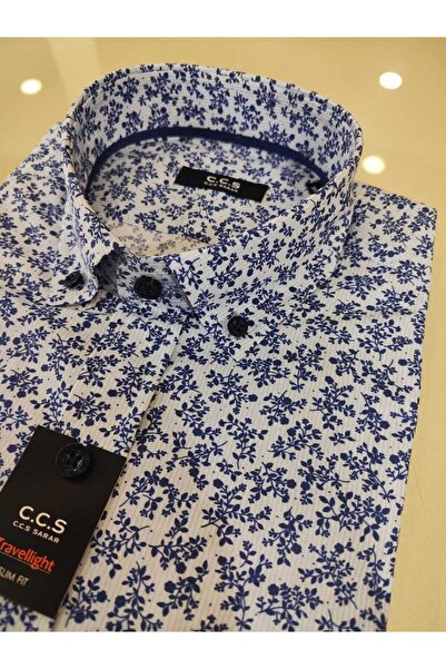 Sarar CCS Sarar Elisa Baskı Desen Slimfit Gömlek