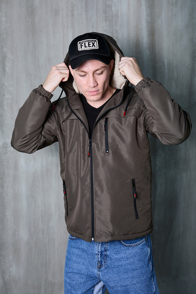 ANTIBIOTIC Ανδρικά αδιάβροχα και αντιανεμικά γούνινα παλτό