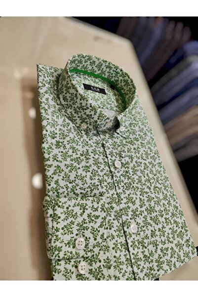 Sarar CCS Sarar Elisa Baskı Desen Slimfit Gömlek