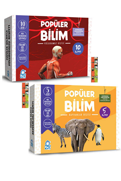 Mavi Kirpi Yayınları 2-3-4. Sınıf okuma setleri-Popüler Bilim Hayvanlar Set (...