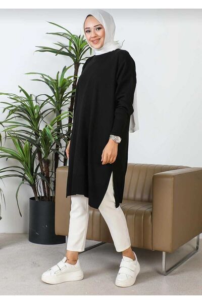 Sfg Life Moda Γυναικεία φούστα με λαιμόκοψη ποδηλατικού τύπου με σχισμή, κομψ...