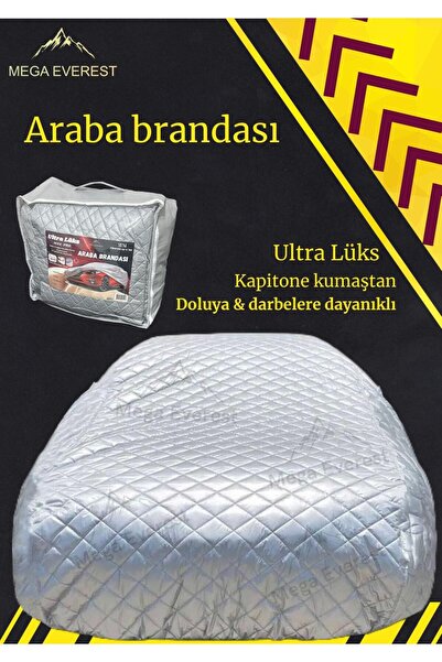 Mega Everest Sedan Araçlara Uyumlu Oto Araba Brandası - Örtüsü  DOLU VE KARA DAYANIKLI  ULTRA LÜX KAPİTONE KUMAŞ