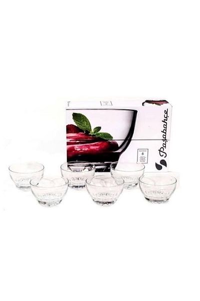 Paşabahçe 6-pack Karaman Rice Pudding-snack-milk Dessert Bowl Fma98899 P 53523-1