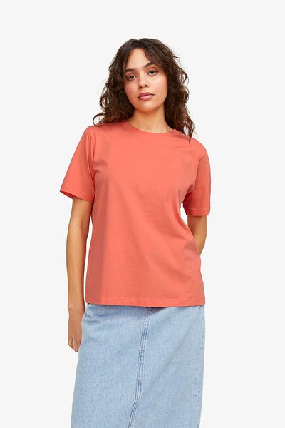 JJXX Tricou portocaliu pentru femei Jxanna 12206974 -Peachecho