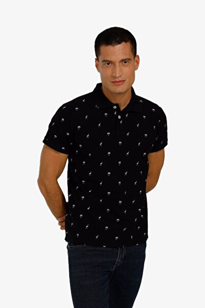 Superfly Tricou polo pentru bărbați negru tricou 22971-02