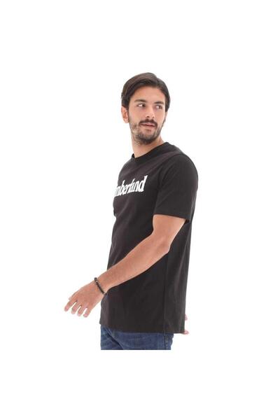 Timberland Kennebec Linear Tee - Μαύρο Ανδρικό T-shirt TB0A2C 310011