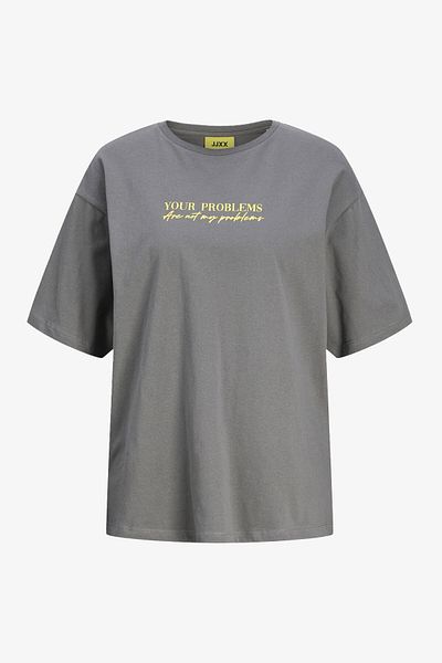 JJXX Tricou pentru femei Jxselma gri - 12262605 -Pewter pentru