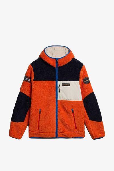 Napapijri Men's Red Fleece - Yupik Fzh 3, Napo4Gnsa001