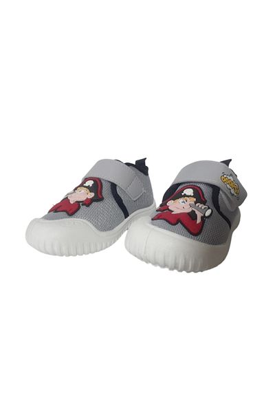 GEZER Gray White Ultra Light Pirate Figure Slippers for Boy - Gzerr59-179