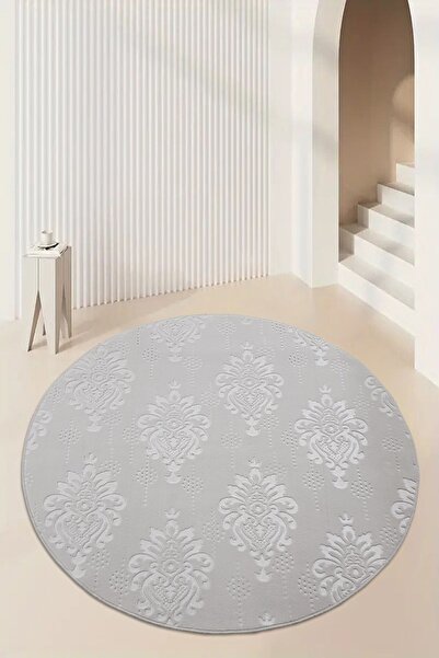 Babil Home Kaymaz Tabanlı Kesme Kabartmalı Salon Koridor Mutfak Hali Vizon Yo...