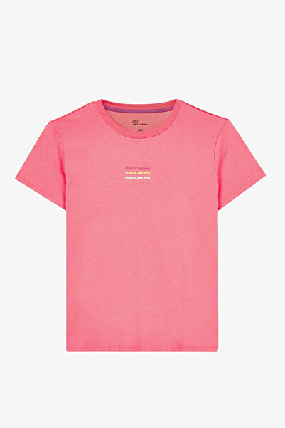 SKECHERS Essential Kadın Pembe T-shirt S241006-590