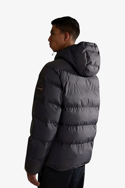 Napapijri Men's Gray Coat - Rainforest Op WI Puff, Np0a4hmah981