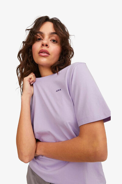 JJXX Tricou violet pentru femei Jxanna 12206974 -Lilacbreeze