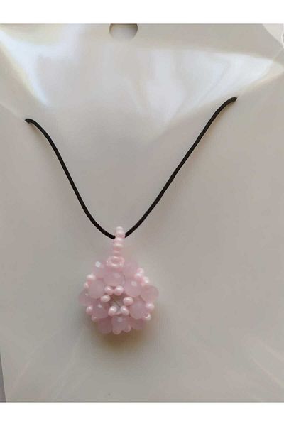 Sam Cevşen Necklace - String / Handcrafted Crystal Bead Knitted /