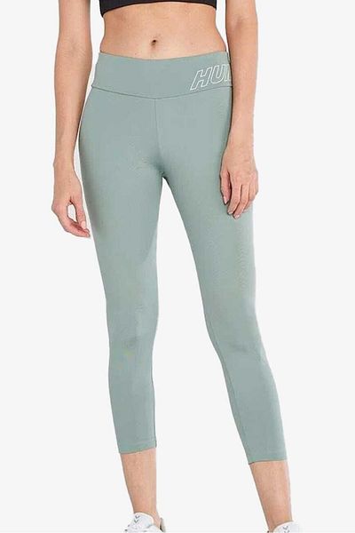 hummel Apex Mid Green Women's Tights - 78 Tights, Waist931680-6607
