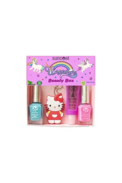 Suncoat Unicorn Beauty Box - Bubble Gum Aromalı Tasty Cup Cake - Su Bazlı - Çocuk Kişisel Bakım