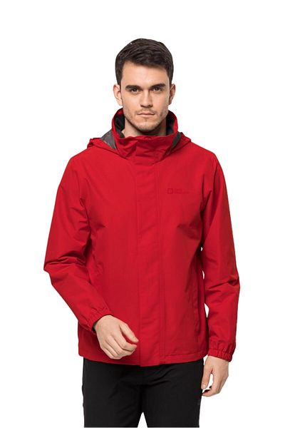 Jack Wolfskin Stormy Point 2L Jkt m Men's Red Coat 1111142 -2206
