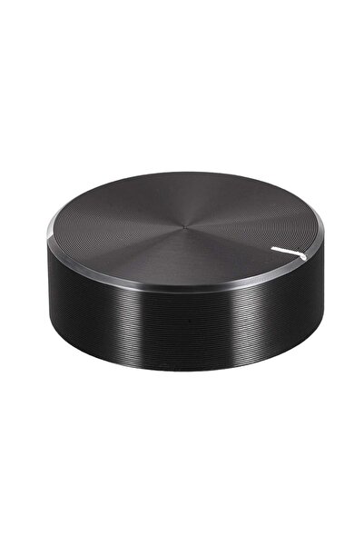 Genel Markalar Alüminyum Pot Başlığı 30mm 6mm Tırtıklı Mil Siyah Metal Rotary...