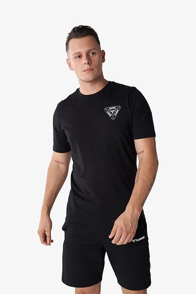 hummel Hmlt-ıc Ico Regular Messmer T-shirt Ανδρικό T-shirt 911864 -2001 Μαύρο