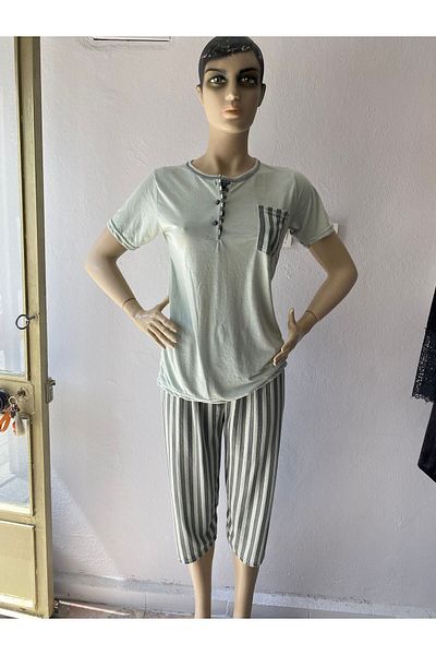 Tuğçe Denktaş Bamboo Women's Capri Set