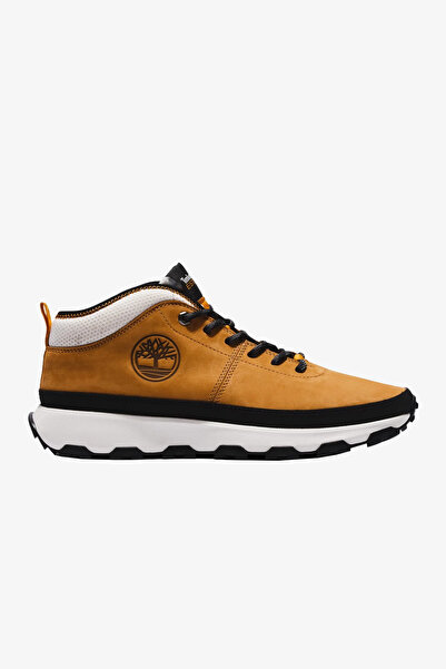 Timberland Men's Yellow Sneakers - Winsor Trail Mid, Lace Up, Tb0A5Twv2311
