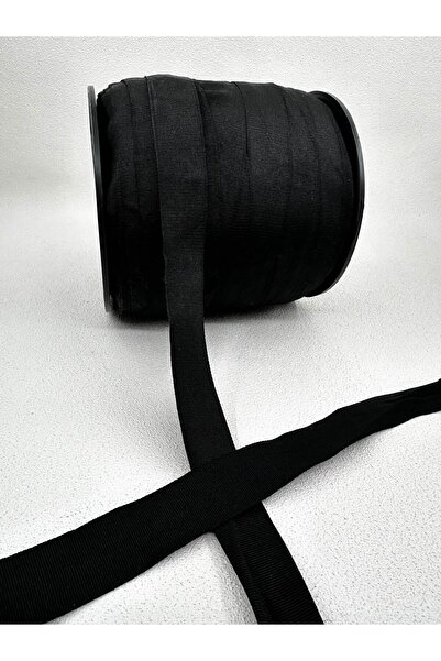 paşateks since 1995 şekil Panglică gros-grain de 2,5 cm-negru-5 metri