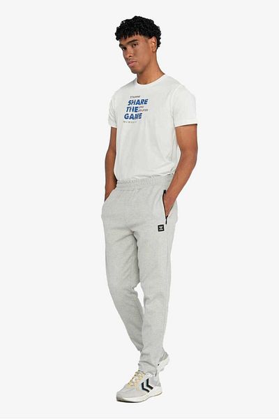 hummel Men's Gray Tracksuit Hml T-mt Interval Tapered Pants -931665-2006