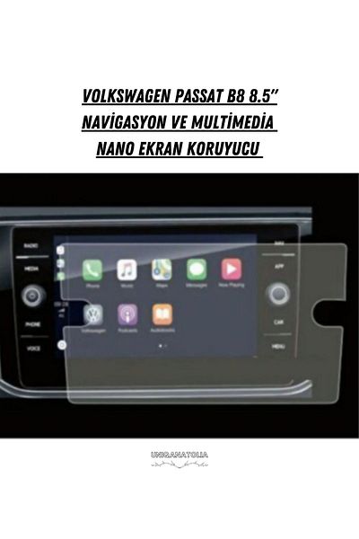 UniqAnatolia Volkswagen Passat B8 8.5" Navigation Multimedia Nano Screen Protector