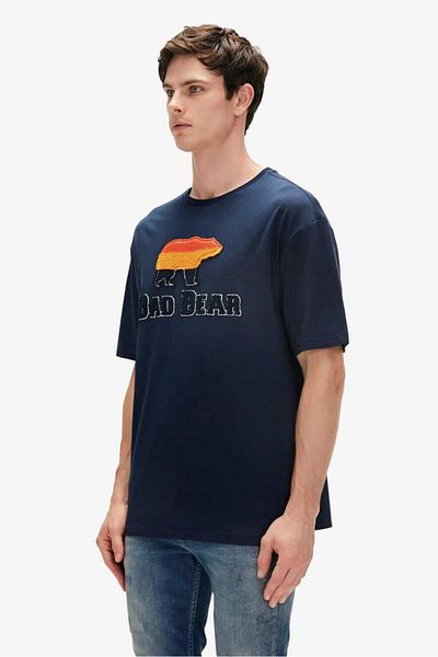 Bad Bear Tripart T-shirt Black Men's T-shirt 23.01.07.027-c07