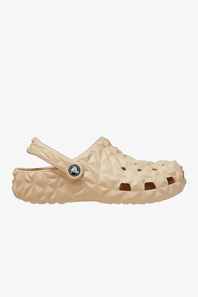 Crocs Unisex Beige Classic Geometric Clog Slippers - 209563 -2ds