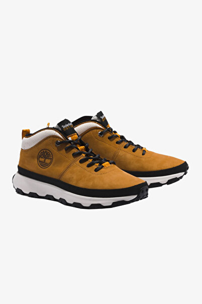 Timberland Men's Yellow Sneakers - Winsor Trail Mid, Lace Up, Tb0A5Twv2311