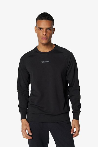 hummel Ανδρικό μαύρο φούτερ Hmlevon 921677-2001