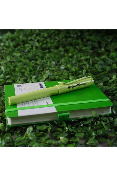 Lamy Kişiye Özel LAMY Defter Kalem Set Yeşil