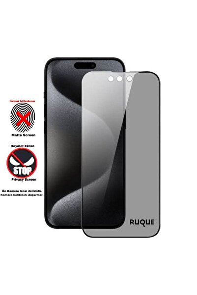 POWELL طبقة حماية شاشة سيراميك زجاجية غير قابلة للكسر متوافقة مع هاتف Iphone 15