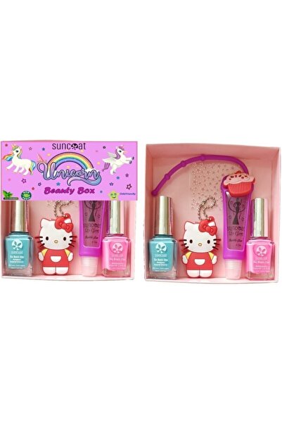 Suncoat Unicorn Beauty Box - Bubble Gum Aromalı Tasty Cup Cake - Su Bazlı - Çocuk Kişisel Bakım