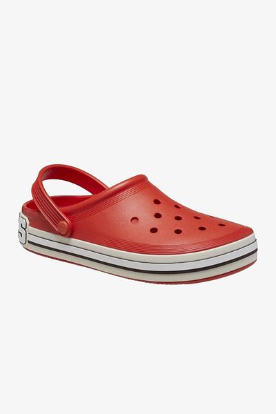Crocs قبقاب بشعار أحمر للجنسين -209651-625