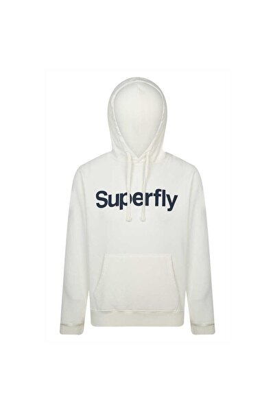Superfly سويت شيرت رجالي أبيض بغطاء للرأس 23139-17