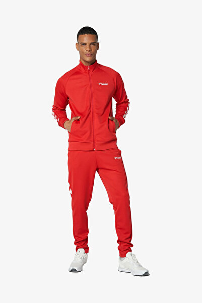 hummel Hmlfalconzo Zip Men's Red Tracksuit Top921133-3658